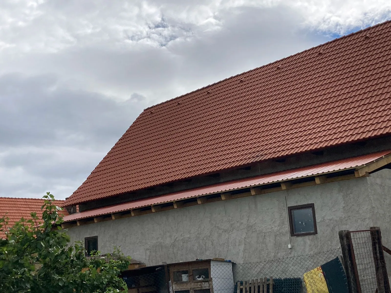 Novostavba — větší střecha